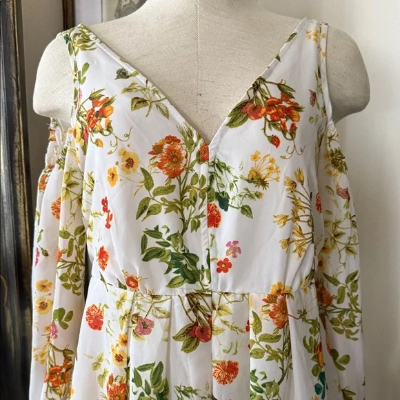 Disney Alice in Wonderland Day Dreamer Cold Shoulder Dress - Picture 5 of 7